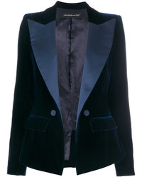 Женский темно-синий пиджак от Alexandre Vauthier