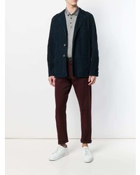 Мужской темно-синий пиджак от Massimo Alba