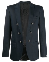 Мужской темно-синий пиджак от Balmain