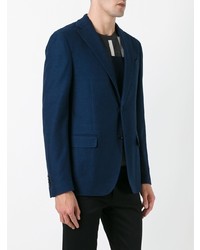 Мужской темно-синий пиджак от Salvatore Ferragamo
