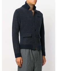 Мужской темно-синий пиджак от Zanone