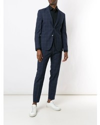 Мужской темно-синий пиджак от BOSS