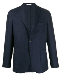 Мужской темно-синий пиджак от Boglioli