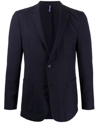 Мужской темно-синий пиджак от BOSS HUGO BOSS