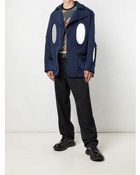 Мужской темно-синий пиджак от Walter Van Beirendonck