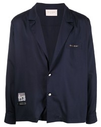 Мужской темно-синий пиджак от Buscemi