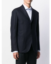 Мужской темно-синий пиджак от Borrelli