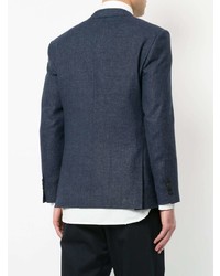 Мужской темно-синий пиджак от Kent & Curwen