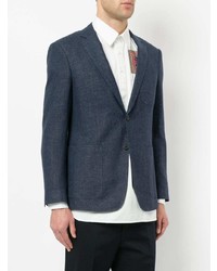 Мужской темно-синий пиджак от Kent & Curwen