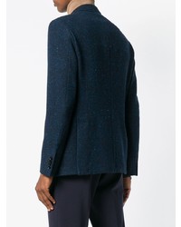 Мужской темно-синий пиджак от Mp Massimo Piombo