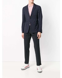 Мужской темно-синий пиджак от Prada