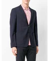 Мужской темно-синий пиджак от Prada