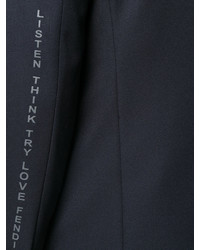 Мужской темно-синий пиджак от Fendi