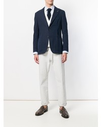 Мужской темно-синий пиджак от Gabriele Pasini