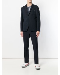 Мужской темно-синий пиджак от Dirk Bikkembergs