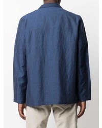 Мужской темно-синий пиджак от Universal Works