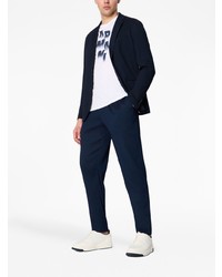 Мужской темно-синий пиджак от Armani Exchange