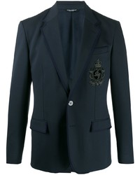 Мужской темно-синий пиджак от Dolce & Gabbana