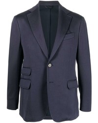 Мужской темно-синий пиджак от Doppiaa