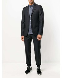 Мужской темно-синий пиджак от Wooyoungmi