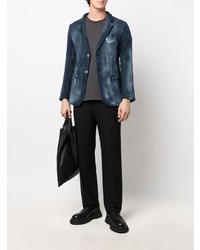 Мужской темно-синий пиджак от Avant Toi