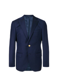 Мужской темно-синий пиджак от Fashion Clinic Timeless
