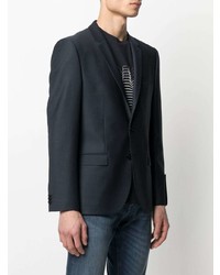 Мужской темно-синий пиджак от BOSS HUGO BOSS