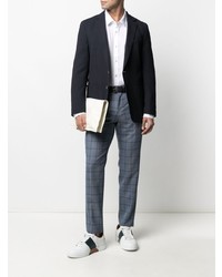 Мужской темно-синий пиджак от BOSS HUGO BOSS