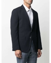 Мужской темно-синий пиджак от BOSS HUGO BOSS