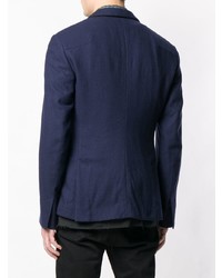 Мужской темно-синий пиджак от Haider Ackermann