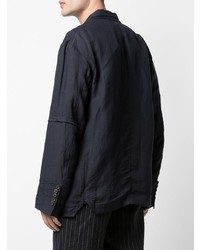 Мужской темно-синий пиджак от Ziggy Chen