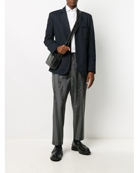 Мужской темно-синий пиджак от Marni