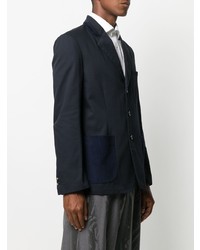 Мужской темно-синий пиджак от Marni