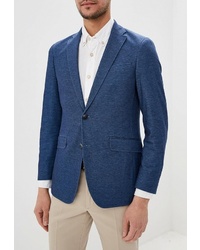 Мужской темно-синий пиджак от Hackett London