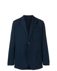 Мужской темно-синий пиджак от Issey Miyake