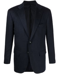 Мужской темно-синий пиджак от Kiton