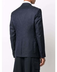 Мужской темно-синий пиджак от Versace