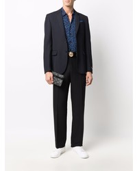 Мужской темно-синий пиджак от Versace