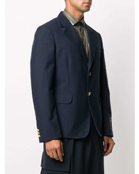 Мужской темно-синий пиджак от Gucci