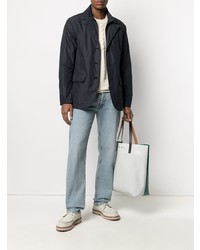 Мужской темно-синий пиджак от Fay