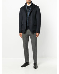 Мужской темно-синий пиджак от Herno