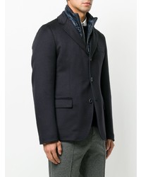 Мужской темно-синий пиджак от Herno