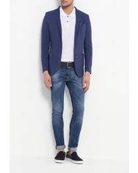 Мужской темно-синий пиджак от Liu Jo Uomo