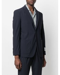 Мужской темно-синий пиджак от Traiano Milano