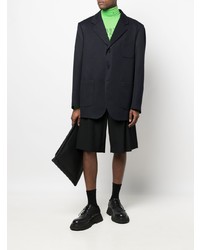 Мужской темно-синий пиджак от Raf Simons