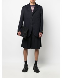 Мужской темно-синий пиджак от Raf Simons