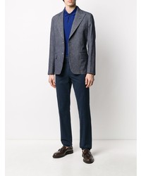 Мужской темно-синий пиджак от Reveres 1949