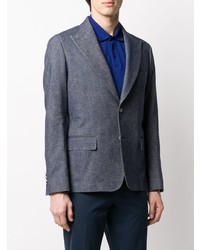 Мужской темно-синий пиджак от Reveres 1949