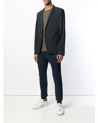 Мужской темно-синий пиджак от Balmain