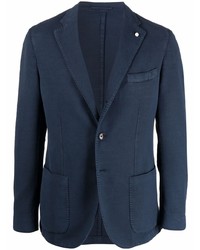 Мужской темно-синий пиджак от Luigi Bianchi Mantova